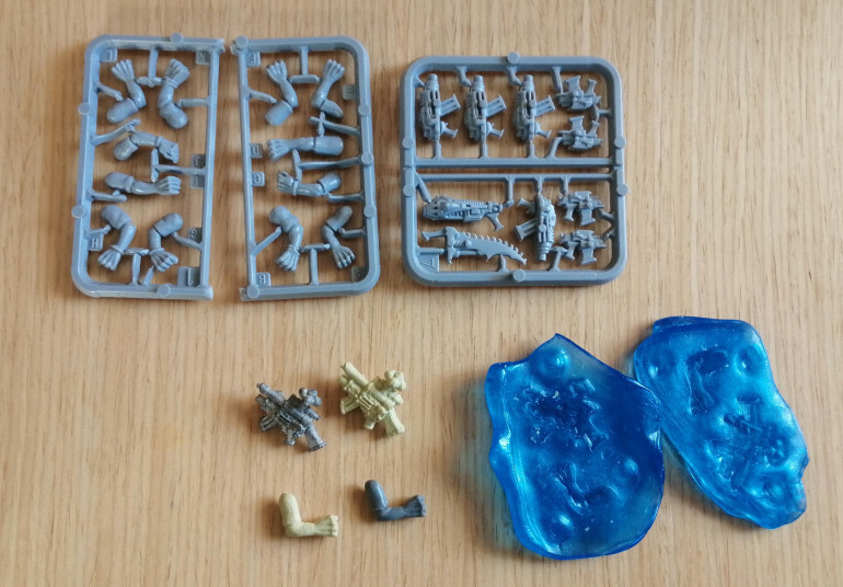 The bluestuff is great, you do have to balance the amount of millput you put in to not over fill the mould, but it makes a good copy of the original. If you pull it out before its completely cured its really easy to clean up too.