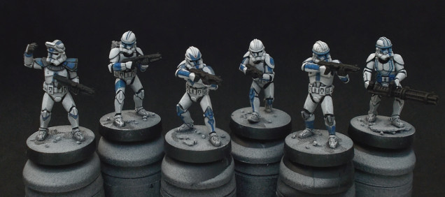 Painting the first squad - almost there...