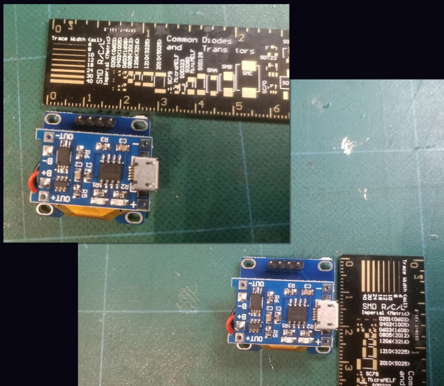 This involved little more than simply measuring, with a ruler, how much space the components were likely to take up.