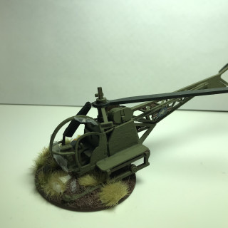 Crashed helicopter objective marker