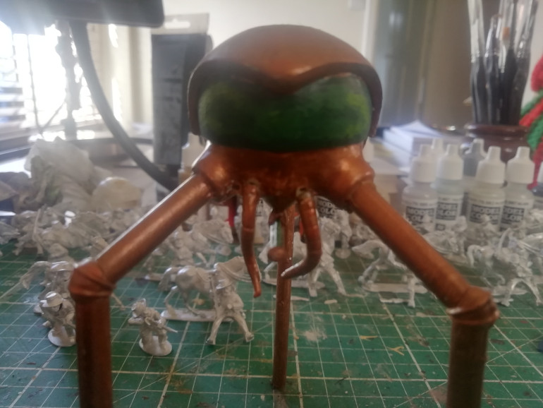 First tripod to redo in its old paint scheme 