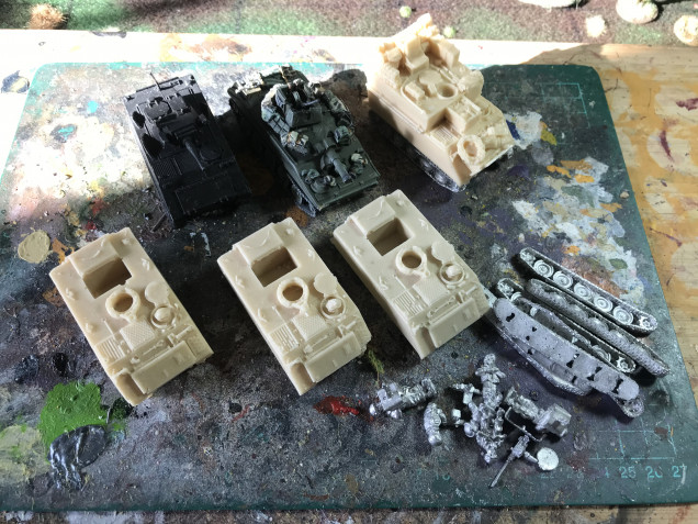 There are also some M113s and a sheriden to paint up. 