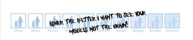 ISO is tough. It’s there to be used and can make it possible to take photos in what other circumstances would make it impossible to take a photo. In old film camera’s this used to be the sensitivity of the film to light. In digital camera’s it turns the sensitivity of the sensor up. Turning this up makes grain. Though this has a nostalgic feel on older photos and can in digital as well. I am firmly against this personally for taking photos of painted models as it introduces texture that you didn’t put on the model.  Keeping this on the lowest setting is the best option however if it’s a choice between taking a useable photo of a model and turning up the ISO to get the correct exposure. Just turn up the ISO. 
