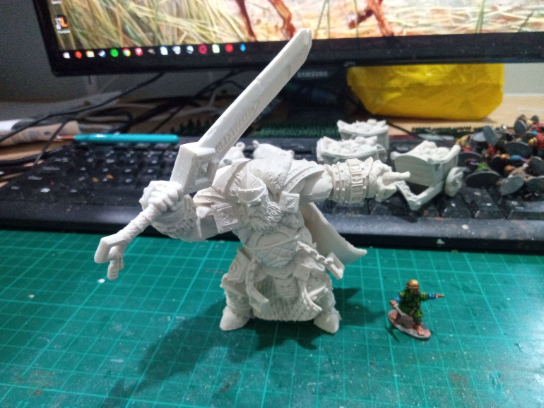 Dry Fit just for scale. All parts were Primed with Wraithbone Spray