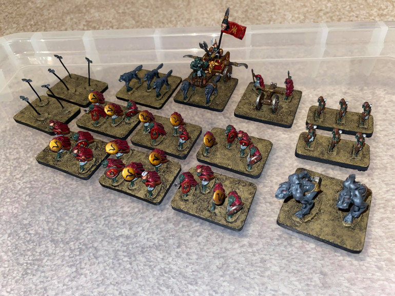 Orc Army Part 1 - Painted Orc Warhorde