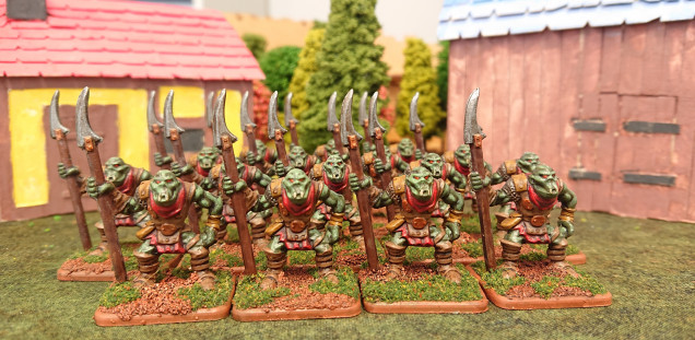 Orc Spearmen assambled