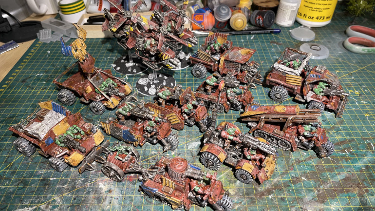 All the vehicles to date!