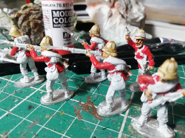 Last unit of redcoats