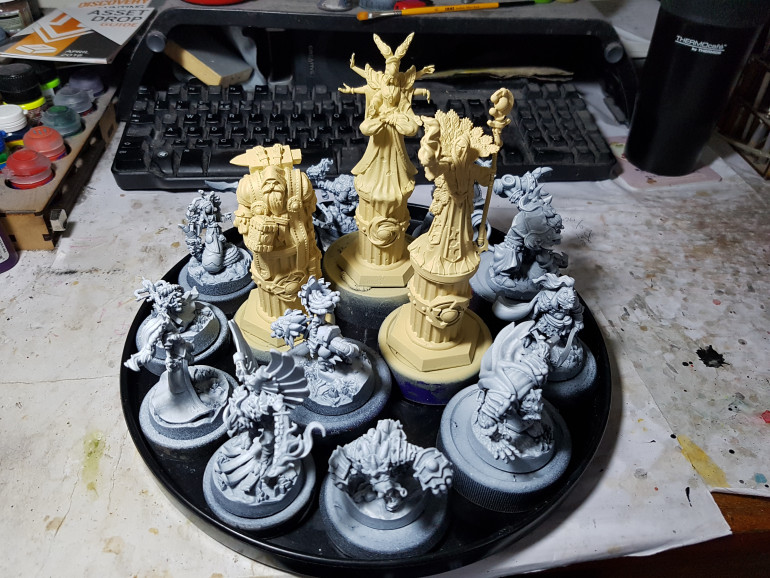 Super Fantasy Brawl, primed and ready for paint