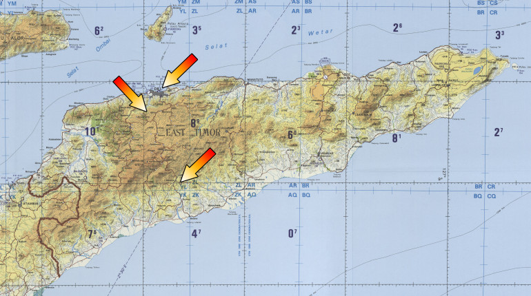 Area of Operations - East Timor 2006/07