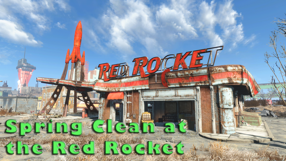 Red Rocket 3D Printed Spring Clean