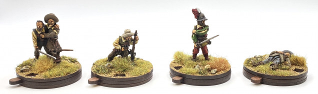 Casualty figures from the 1898 Miniatures Tercio range - 28mm