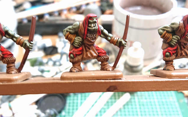 Orc bowman in progress