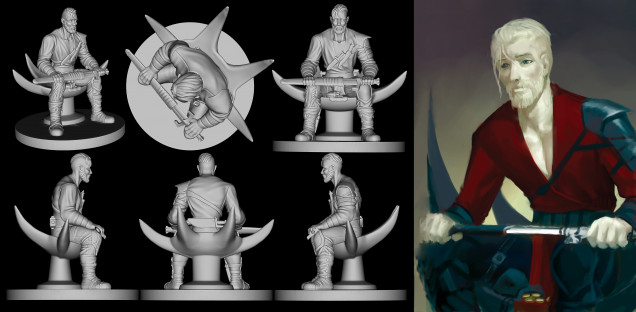 Sculpt & card art