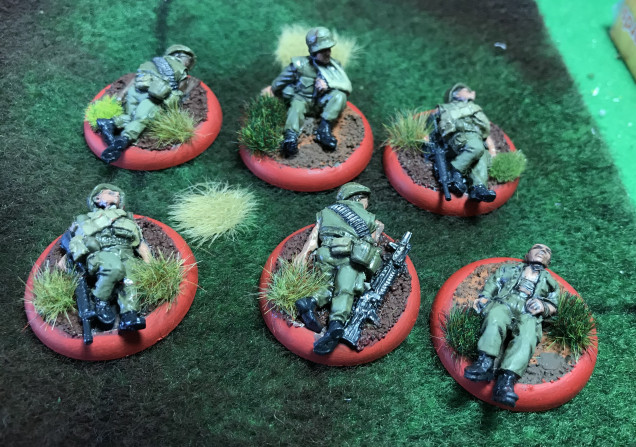 Wounded marines from fullmetal miniatures and Gringo40s