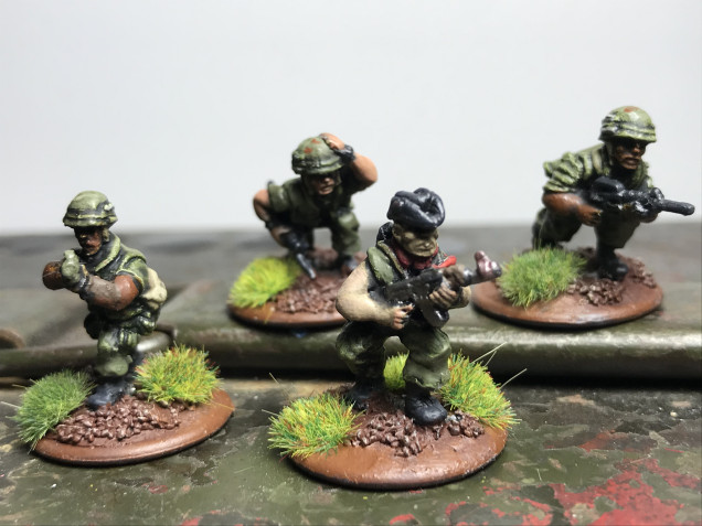 Point team including m79 grenade launcher and pointman