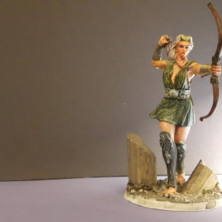 Challenge 3: Painting Artemis using the Zorn Limited Palette plus Emerald Green.
