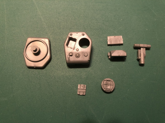 Parts of the MkIV cast turret