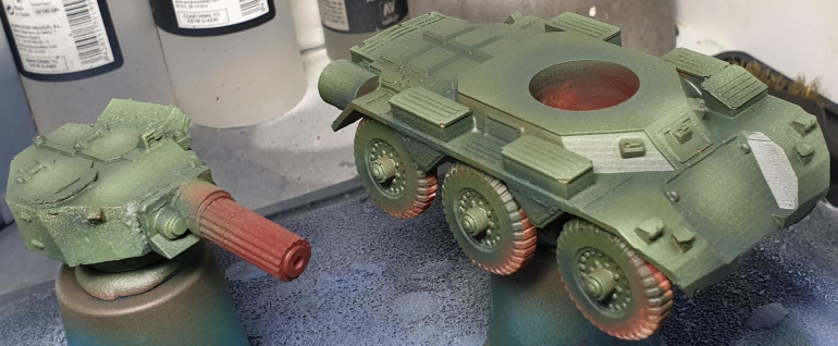 Saladin Armoured Car for Dust Warfare