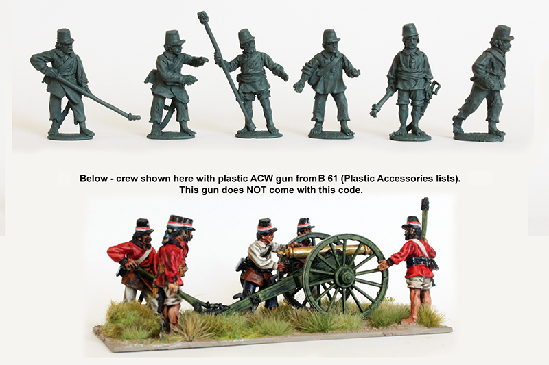 Paraguayan Artillery Laying Piece - Perry Miniatures