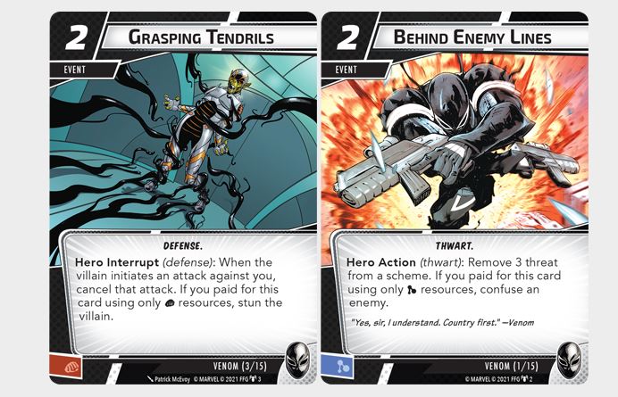 Venom Card Preview - Marvel Champions