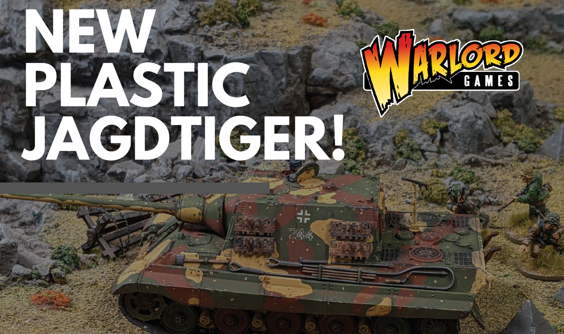 Warlord Games Bolt Action 2 Jagdtiger - Modellino Di Carro Armato In Scala Per Collezionisti E Wargame