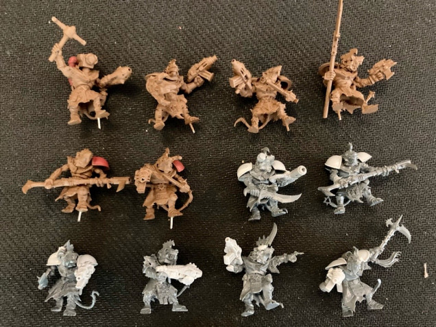 13x unpainted/part-painted Hrud