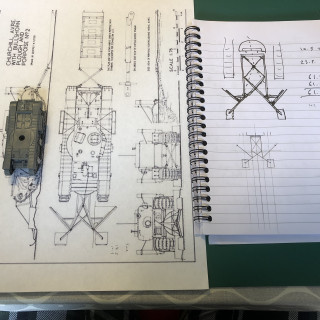 AVRE Bulls-horn Mine Plough Build