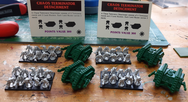 Vanguard miniatures Tainted Novan Elites Heavy Armour very nice mini's  