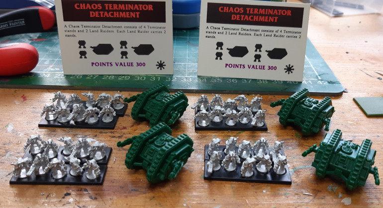 Vanguard miniatures Tainted Novan Elites Heavy Armour very nice mini's