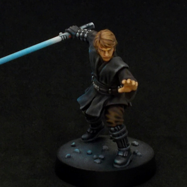 My process of and thoughts on painting OSL-effects, exemplified by my finished Anakin Skywalker