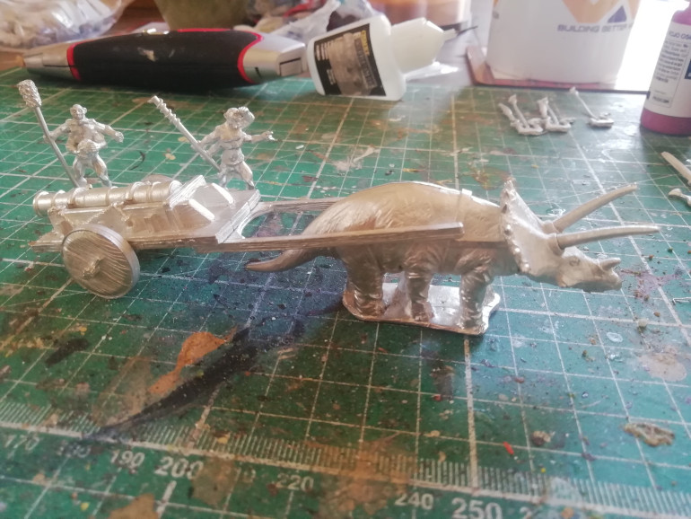 Going to work on this artillery piece over the weekend pulled by a six legged hexasaur
