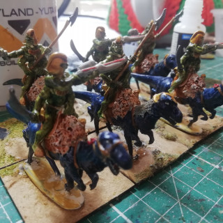 Giant tribal Martian cavalry