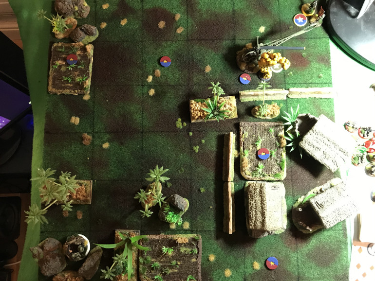 Entry points and possible contact markers