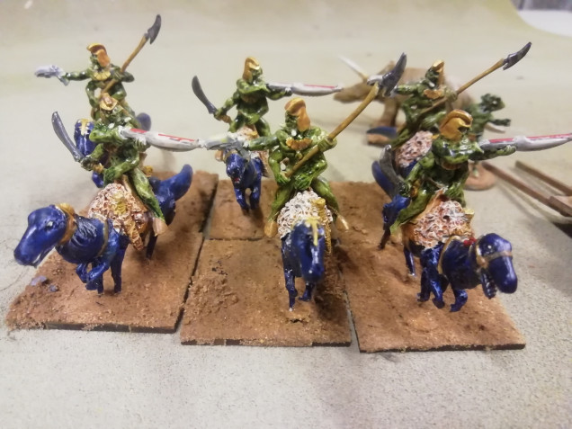 Giant tribal Martian cavalry