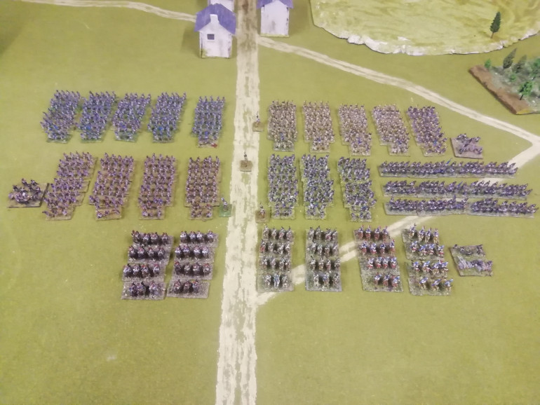 Adding my last unit to the now complete army. It doesn't really look like it but it's over 1000 minis. This project has taken a year. Just need to finish a few pieces of scenery and hope to play it in june