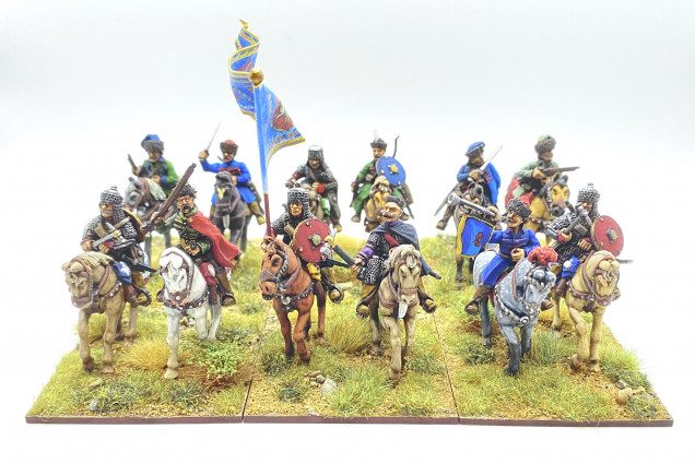 Polish cossack cavalry in 28mm TAG, Foundry and Warlord