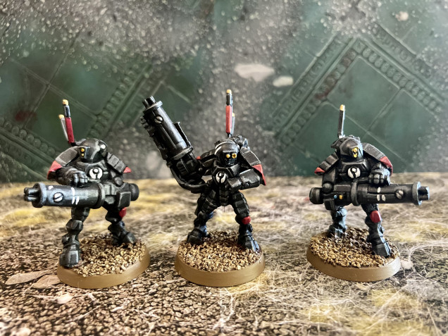 3 XV15 stealth suits