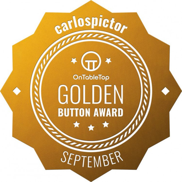 Golden button!