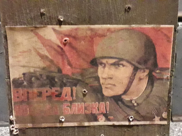 Stalingrad Soviet Propaganda Billboard Objective Marker.