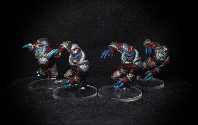 Alpha Simians painted by Paul