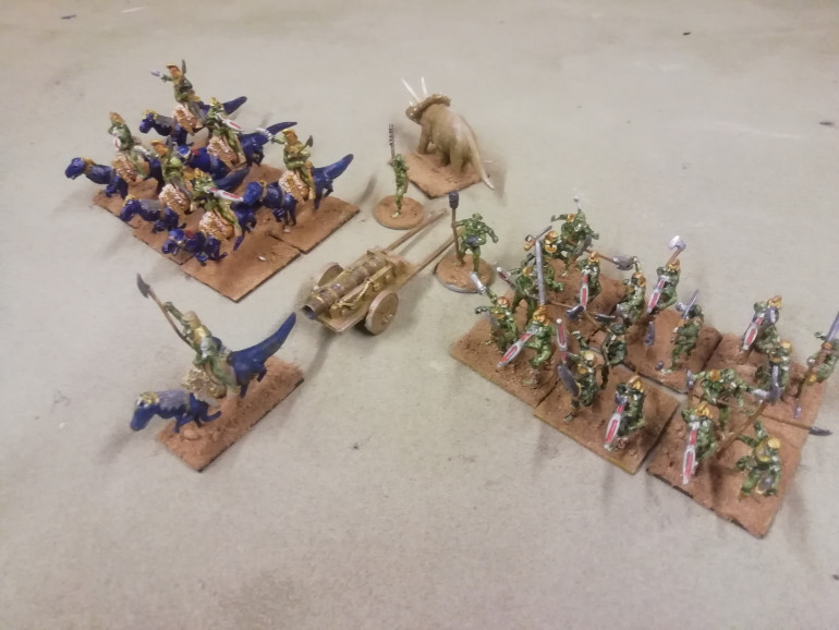 Giant tribal Martian cavalry