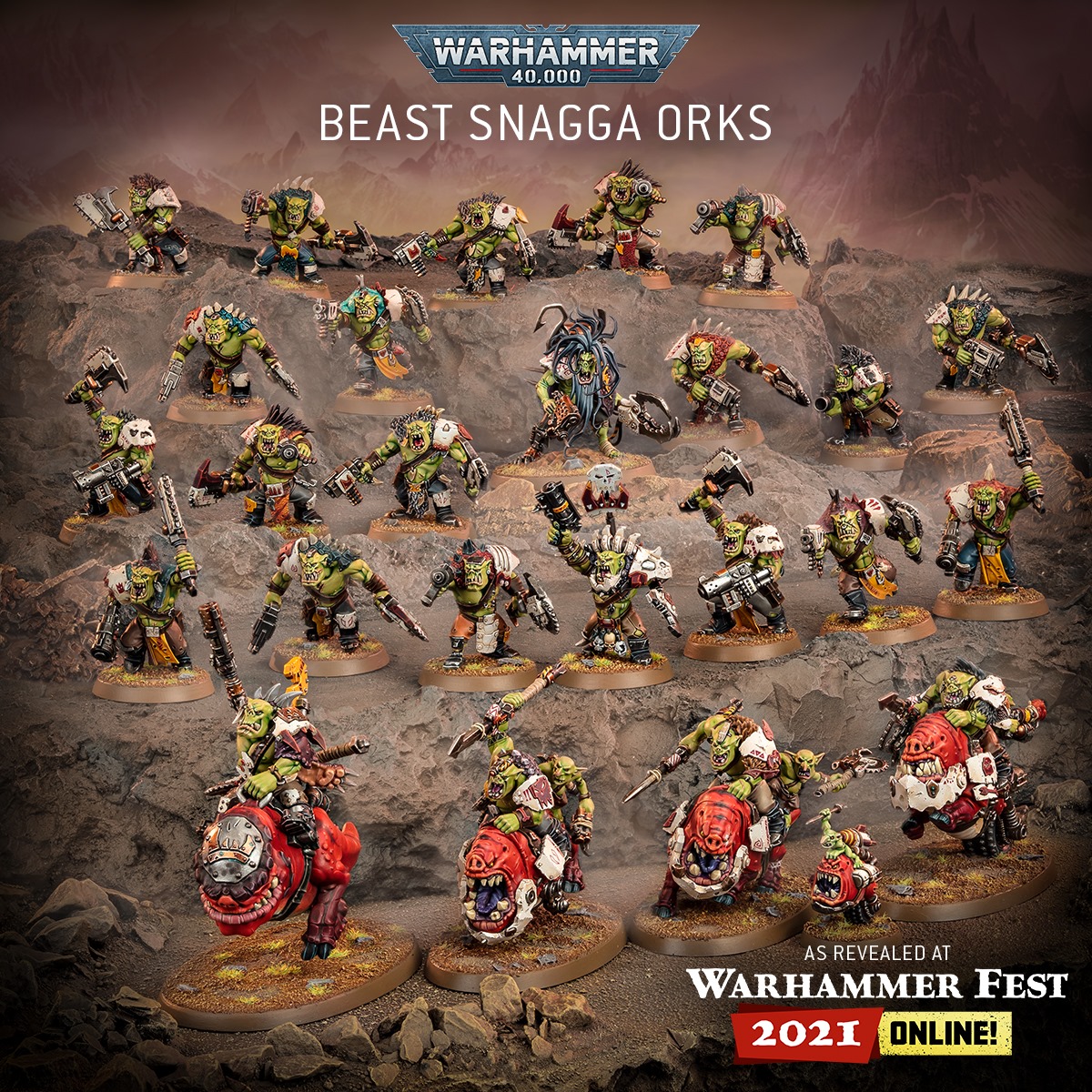 Beast Snagga Orks - Warhammer 40K
