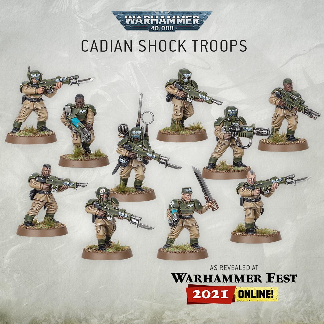 Cadian Infantry Squad Miniatures for sale online Games Workshop Warhammer 40000 Astra Militarum 