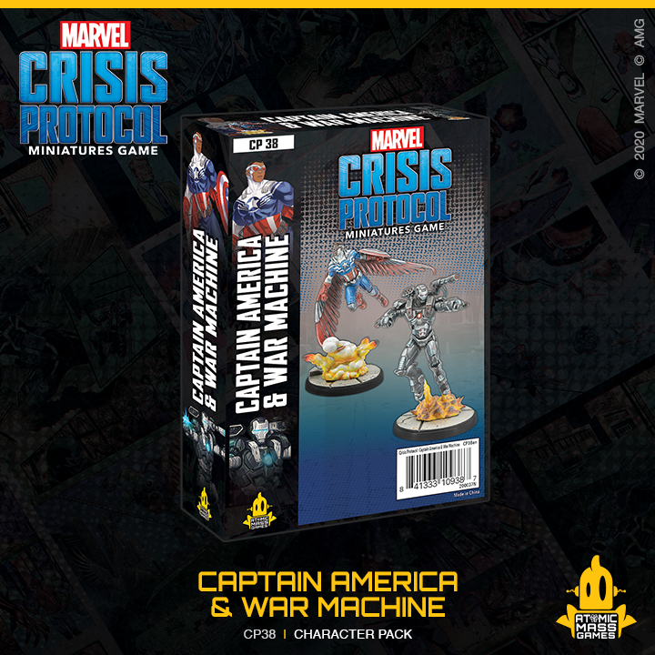 Captain America & War Machine Box - Marvel Crisis Protocol