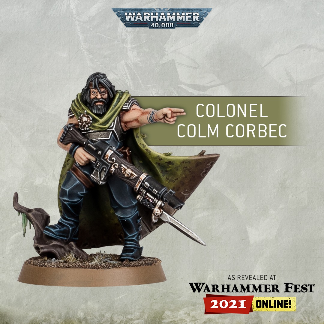 Colonel Colm Corbec - Warhammer 40K