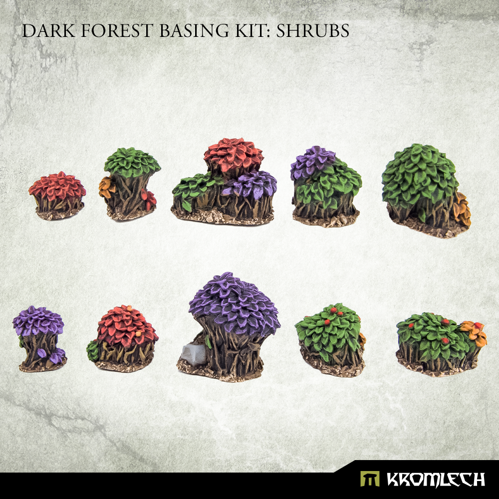 Dark Forest Basing Kit Shrubs - Kromlech