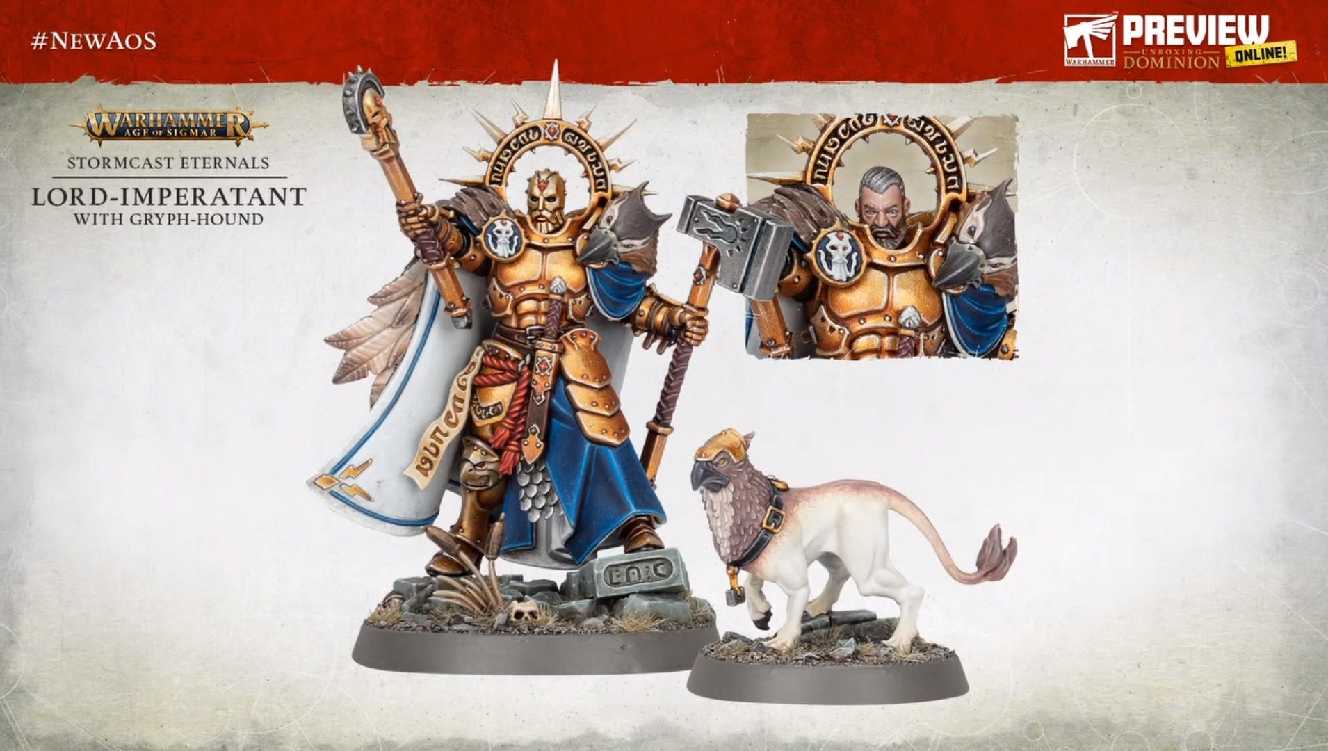 Lord-Imperatant With Gryph-Hound - Warhammer Age Of Sigmar