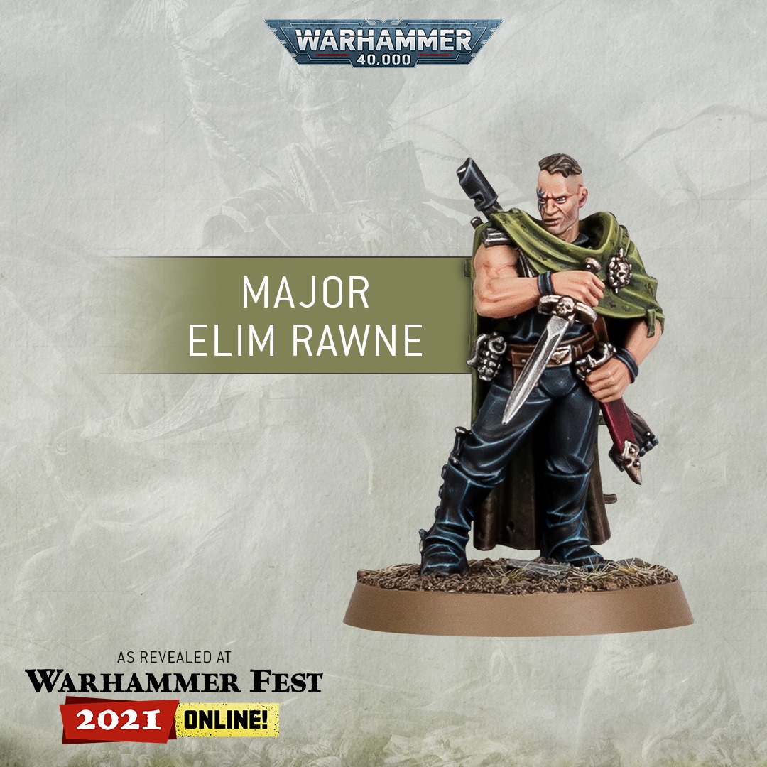 Major Elim Rawne - Warhammer 40K