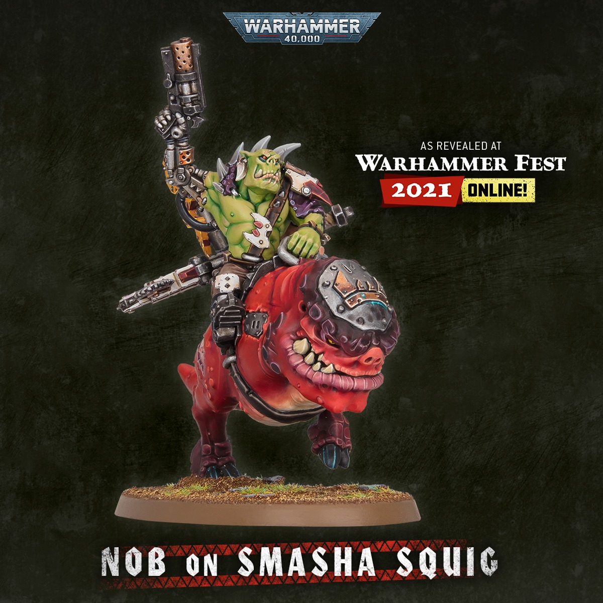 Nob On Smasha Squig - Warhammer 40K